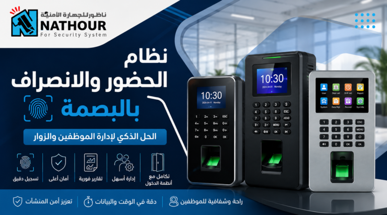نظام الحضور والانصراف بالبصمة